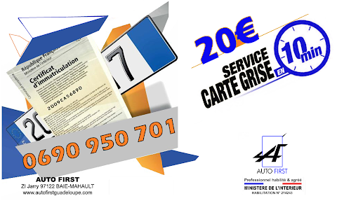 AUTO FIRST CARTE GRISE GUADELOUPE